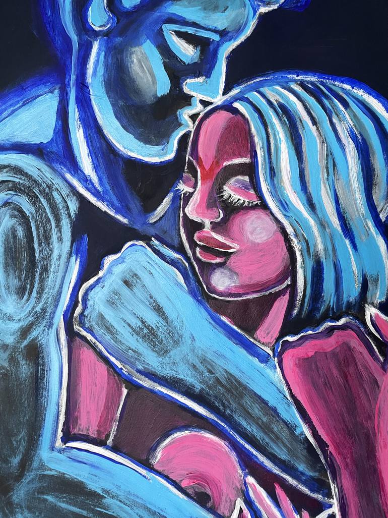 Original Figurative Love Painting by Carmen Tyrrell