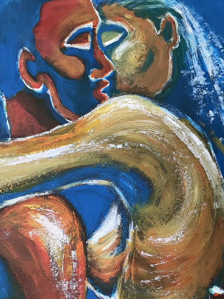 Original Figurative Love Painting by Carmen Tyrrell