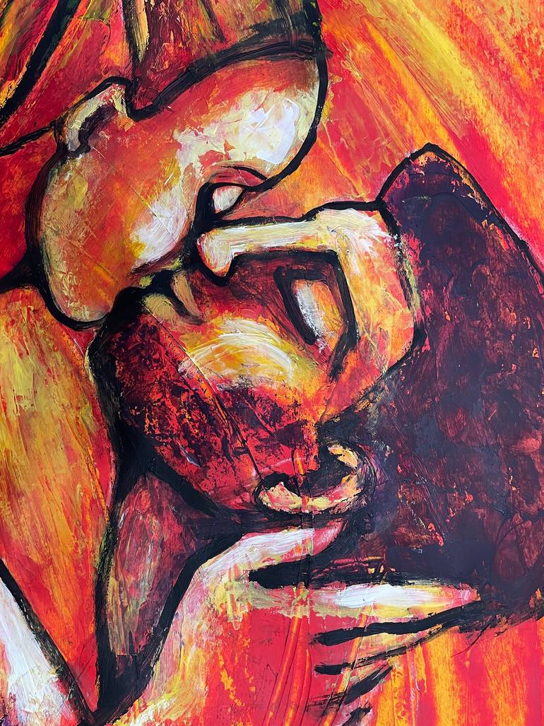 Original Contemporary Love Painting by Carmen Tyrrell