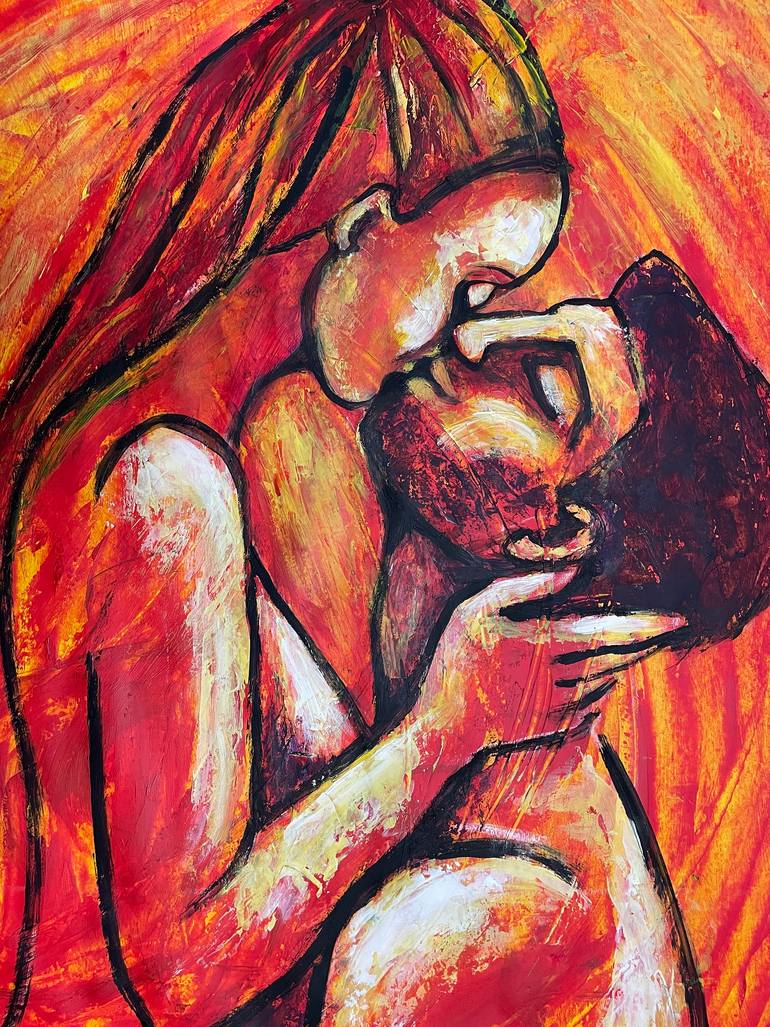 Original Contemporary Love Painting by Carmen Tyrrell