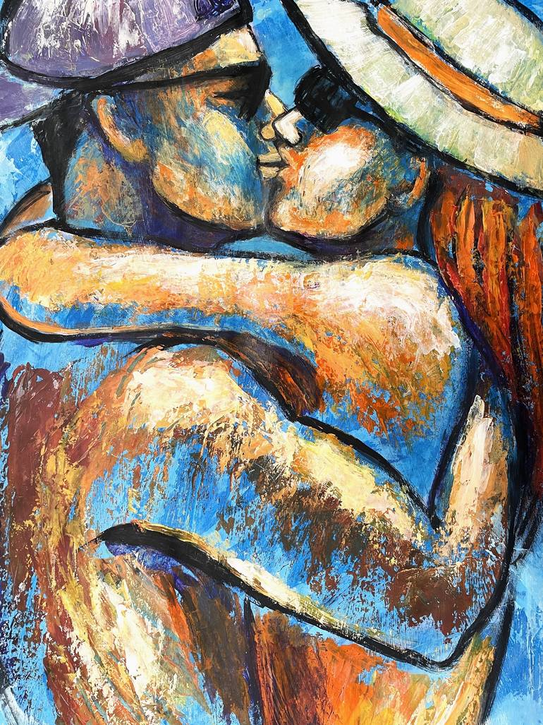Original Figurative Love Painting by Carmen Tyrrell