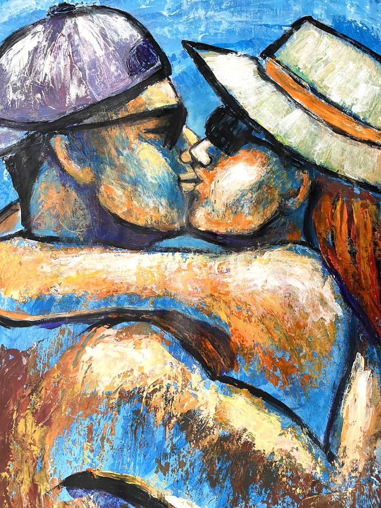 Original Figurative Love Painting by Carmen Tyrrell