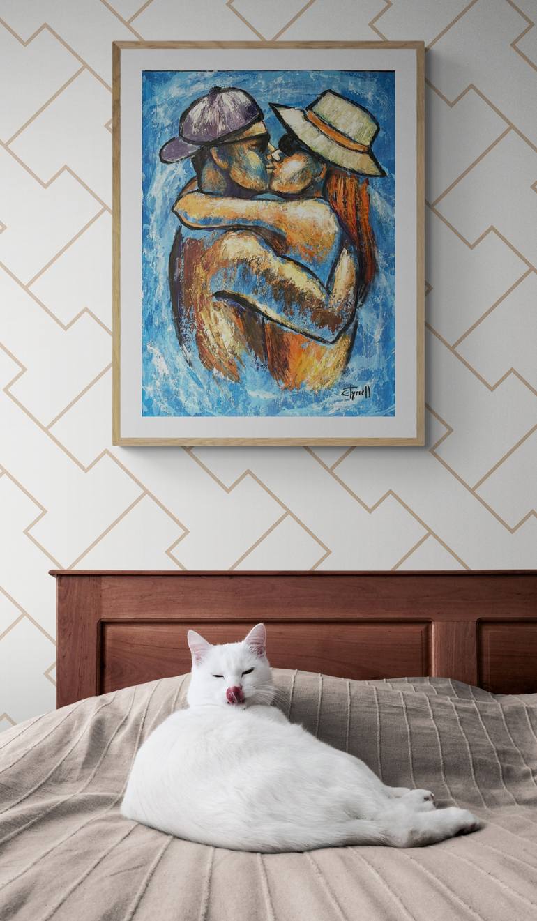 Original Figurative Love Painting by Carmen Tyrrell