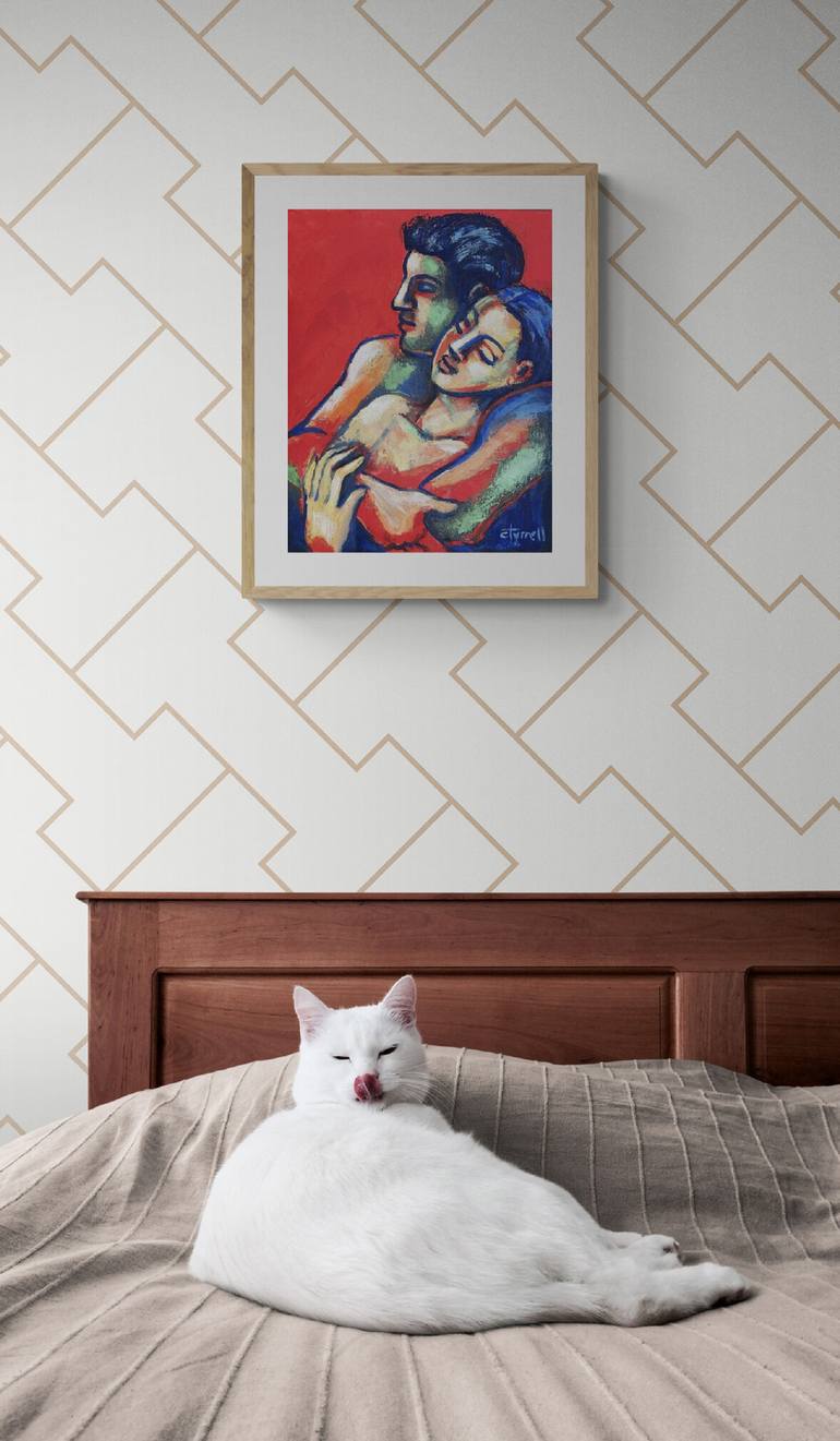Original Figurative Love Painting by Carmen Tyrrell