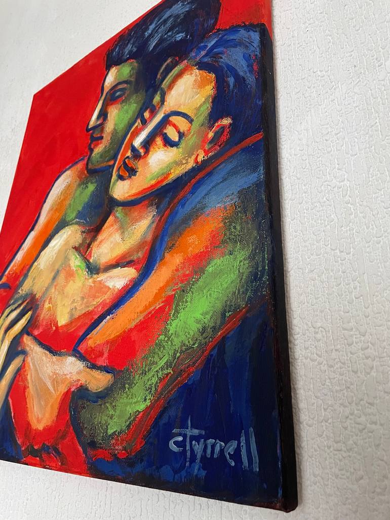 Original Figurative Love Painting by Carmen Tyrrell