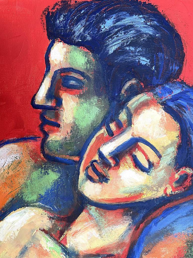 Original Figurative Love Painting by Carmen Tyrrell