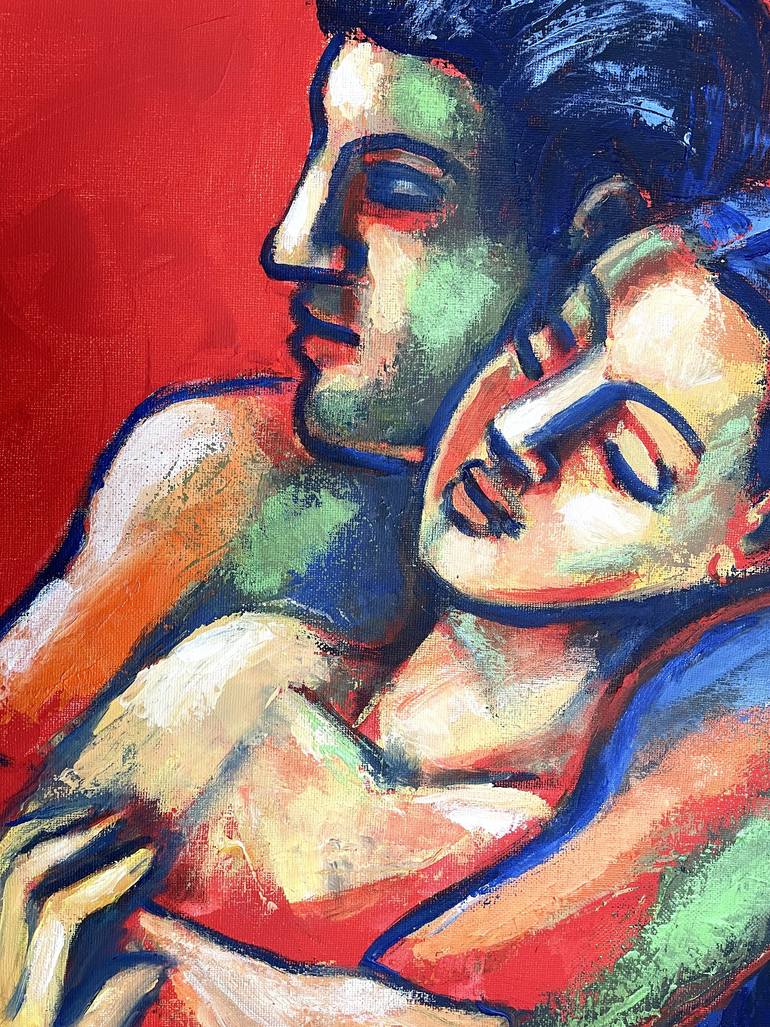 Original Figurative Love Painting by Carmen Tyrrell