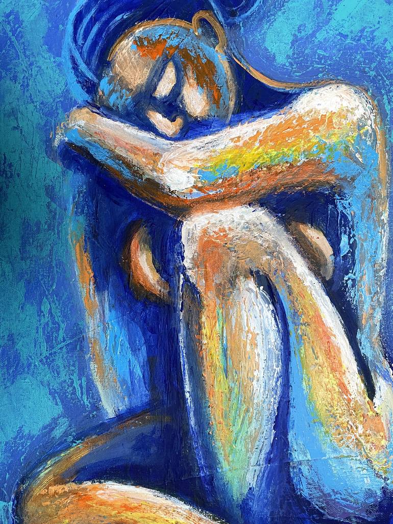 Original Figurative Nude Painting by Carmen Tyrrell