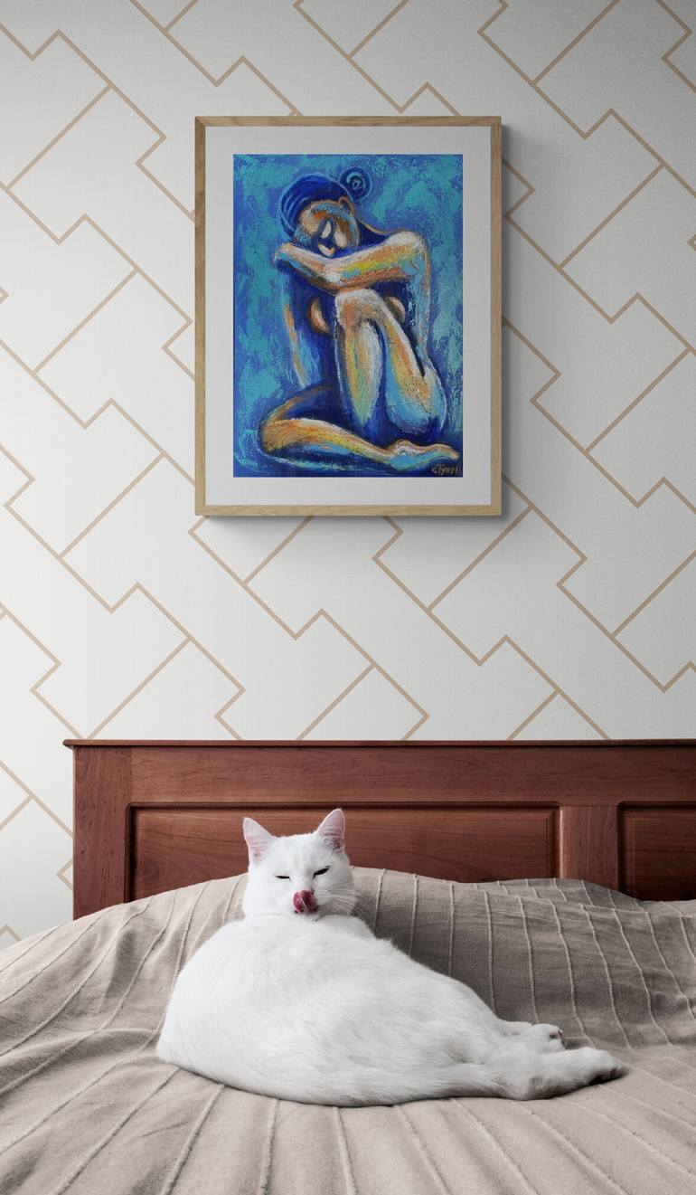 Original Figurative Nude Painting by Carmen Tyrrell