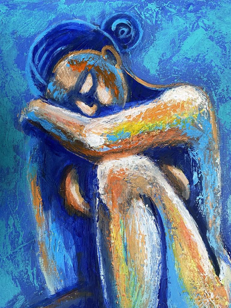 Original Figurative Nude Painting by Carmen Tyrrell