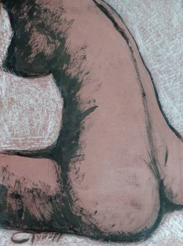 Original Expressionism Nude Drawings by Carmen Tyrrell