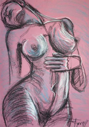 Original Expressionism Nude Drawings by Carmen Tyrrell