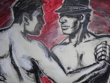 Original Figurative Men Paintings by Carmen Tyrrell