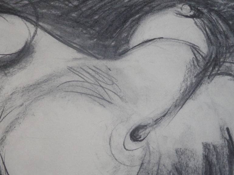 Original Figurative Nude Drawing by Carmen Tyrrell