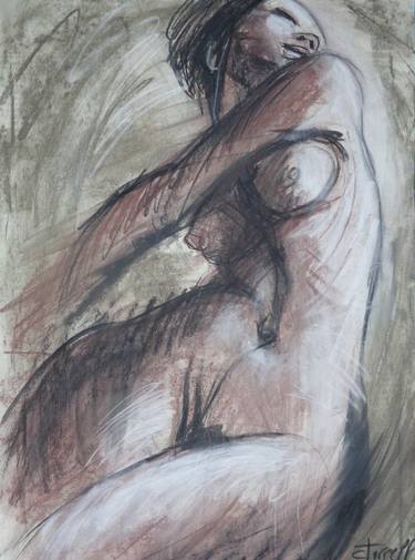 Original Figurative Nude Drawings by Carmen Tyrrell