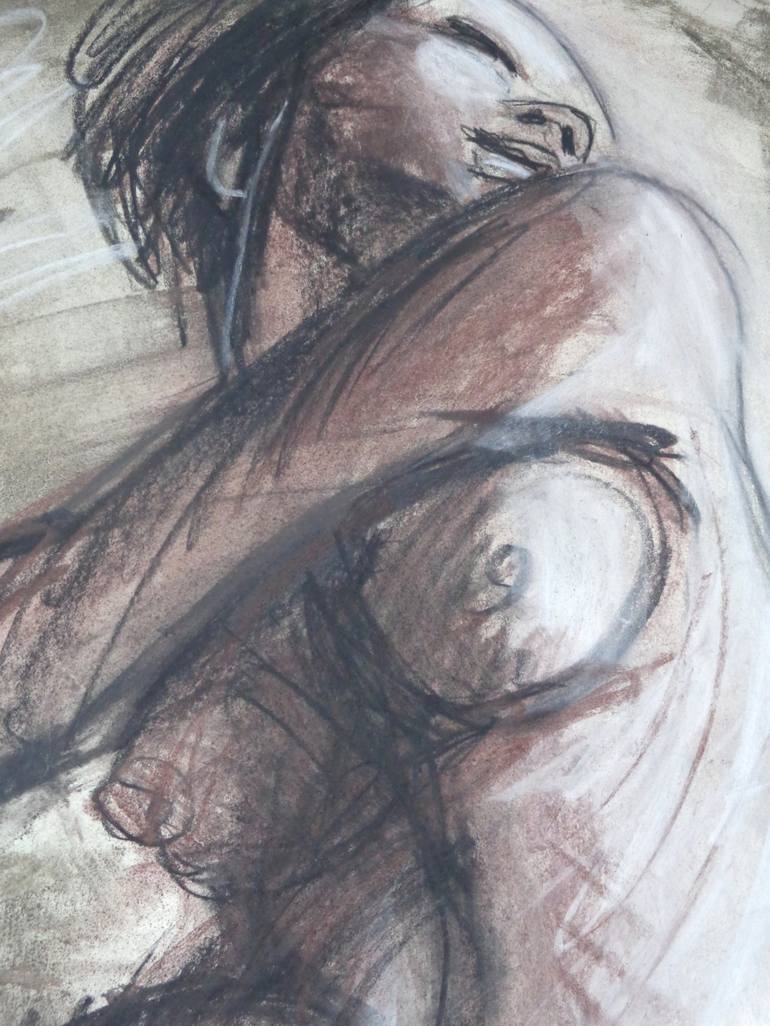 Original Nude Drawing by Carmen Tyrrell