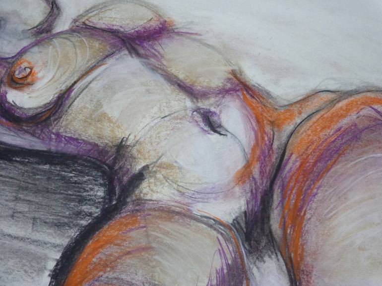 Original Nude Drawing by Carmen Tyrrell