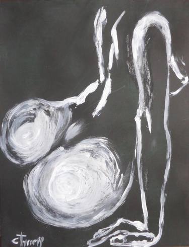 Original Abstract Nude Paintings by Carmen Tyrrell