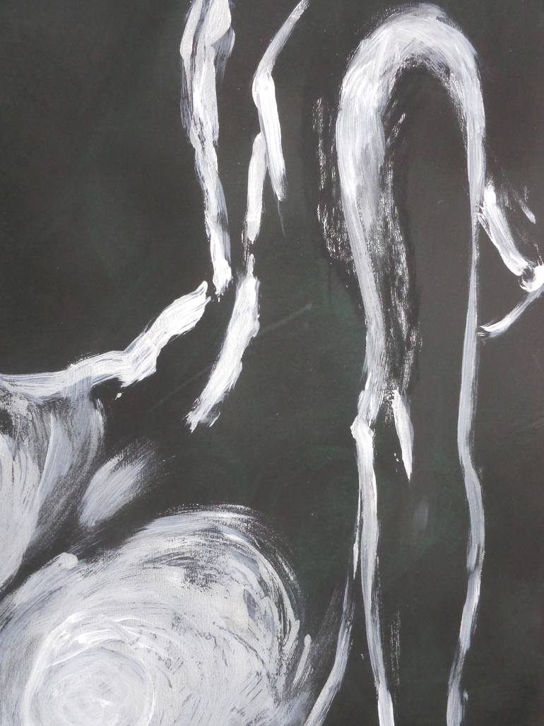 Original Abstract Nude Painting by Carmen Tyrrell