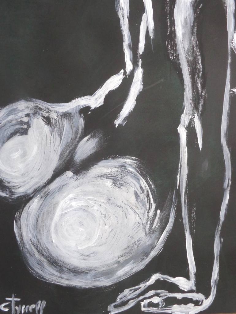 Original Abstract Nude Painting by Carmen Tyrrell