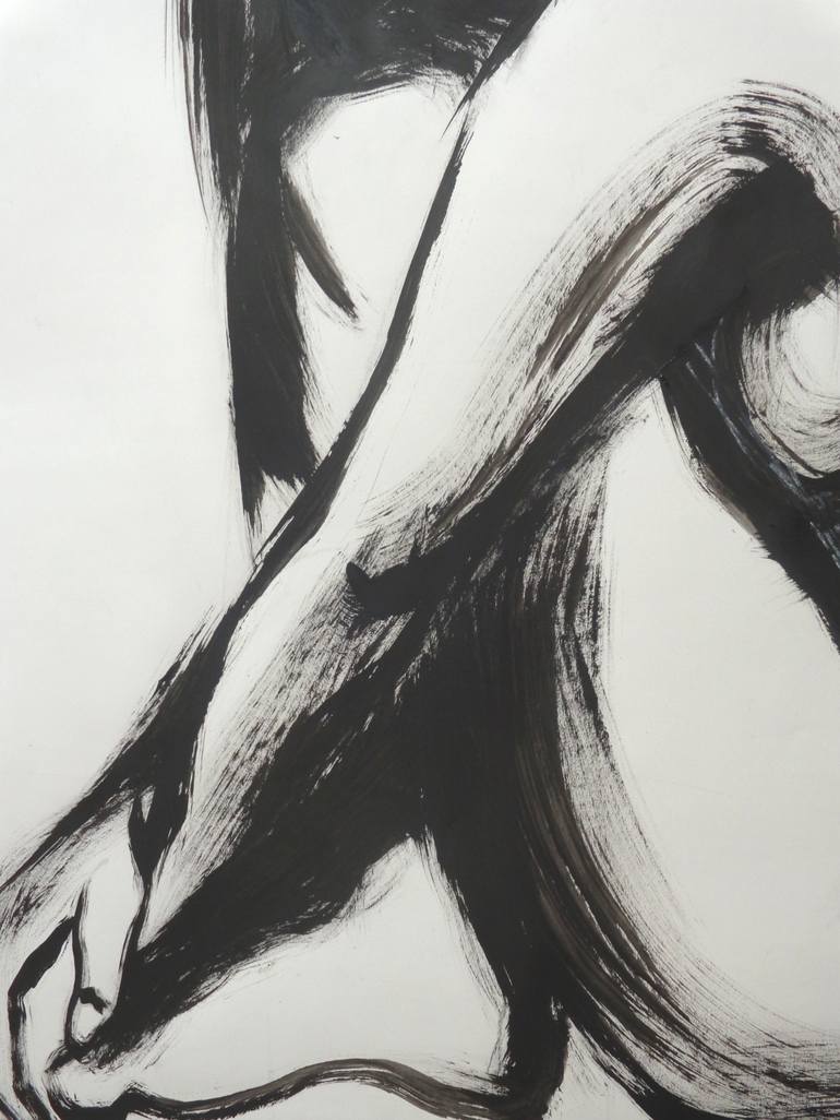 Original Expressionism Nude Painting by Carmen Tyrrell