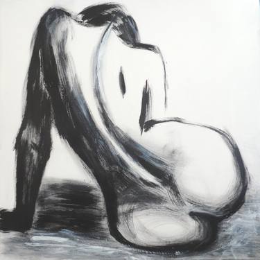 Print of Abstract Expressionism Nude Paintings by Carmen Tyrrell