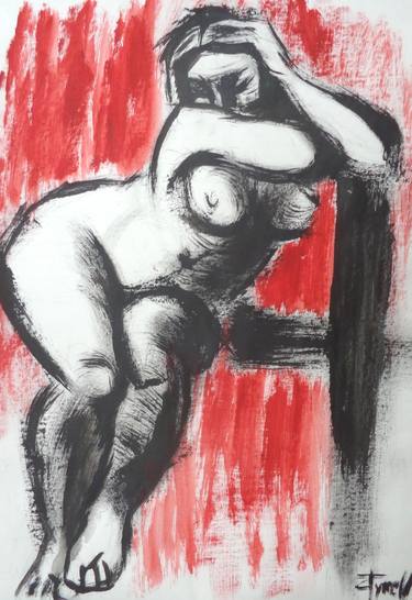 Original Expressionism Nude Paintings by Carmen Tyrrell