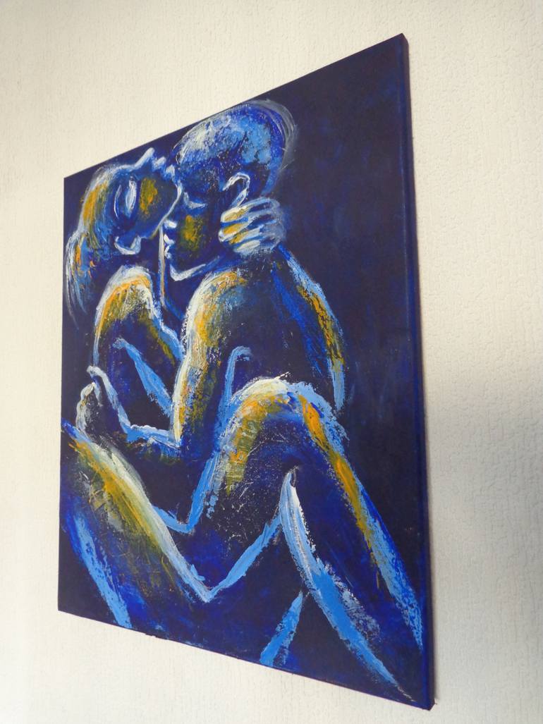 Original Abstract Expressionism Love Painting by Carmen Tyrrell