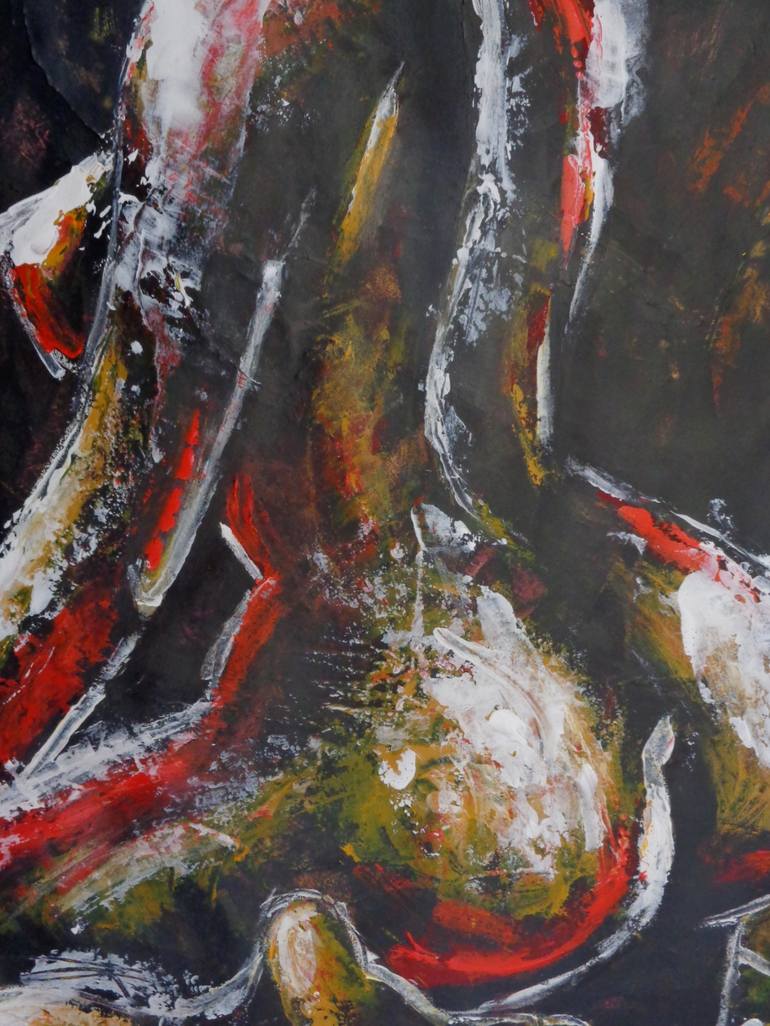 Original Expressionism Nude Painting by Carmen Tyrrell
