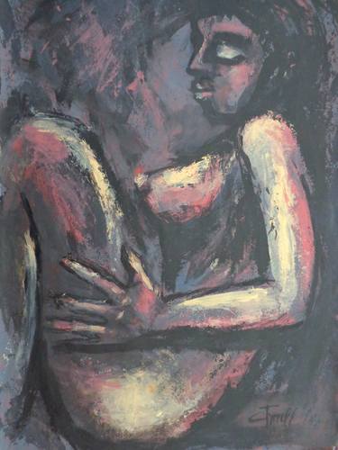 Original Expressionism Nude Paintings by Carmen Tyrrell
