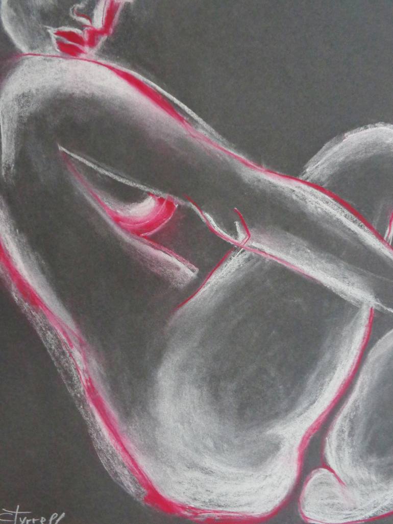 Original Figurative Nude Drawing by Carmen Tyrrell