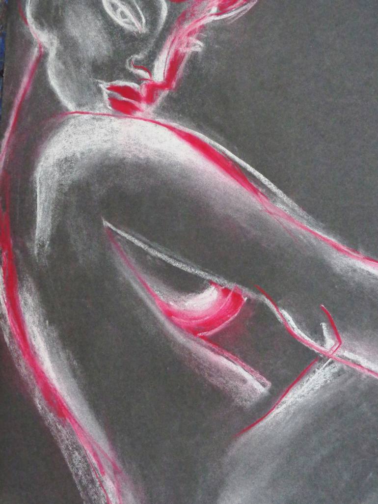 Original Nude Drawing by Carmen Tyrrell