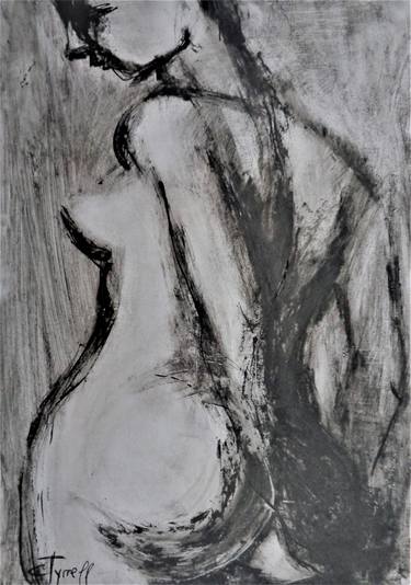 Print of Abstract Expressionism Nude Drawings by Carmen Tyrrell