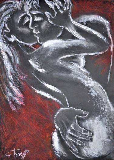 Print of Figurative Erotic Drawings by Carmen Tyrrell