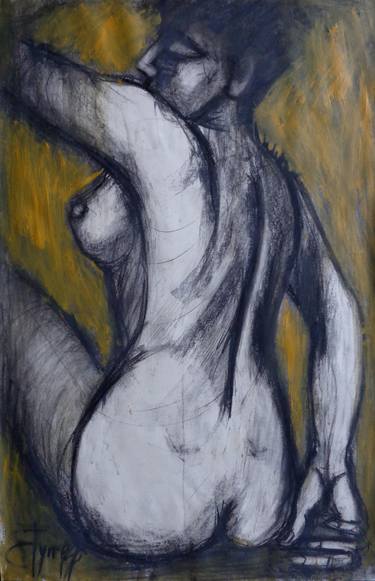 Print of Figurative Nude Drawings by Carmen Tyrrell