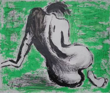 Print of Expressionism Nude Paintings by Carmen Tyrrell