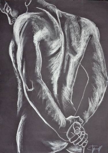 Original Figurative Men Drawings by Carmen Tyrrell