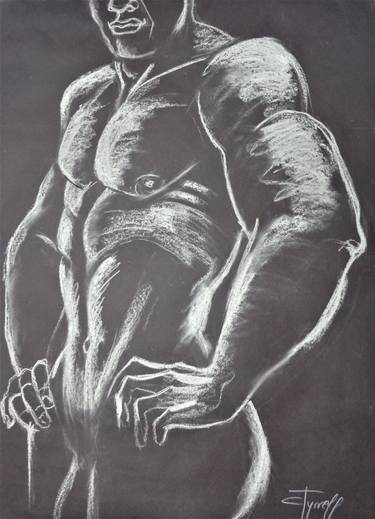 Original Figurative Men Drawings by Carmen Tyrrell