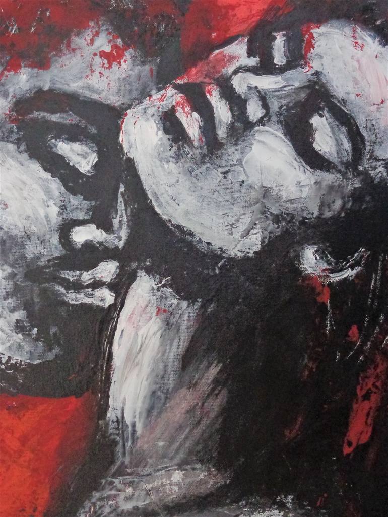 Original Fine Art Love Painting by Carmen Tyrrell