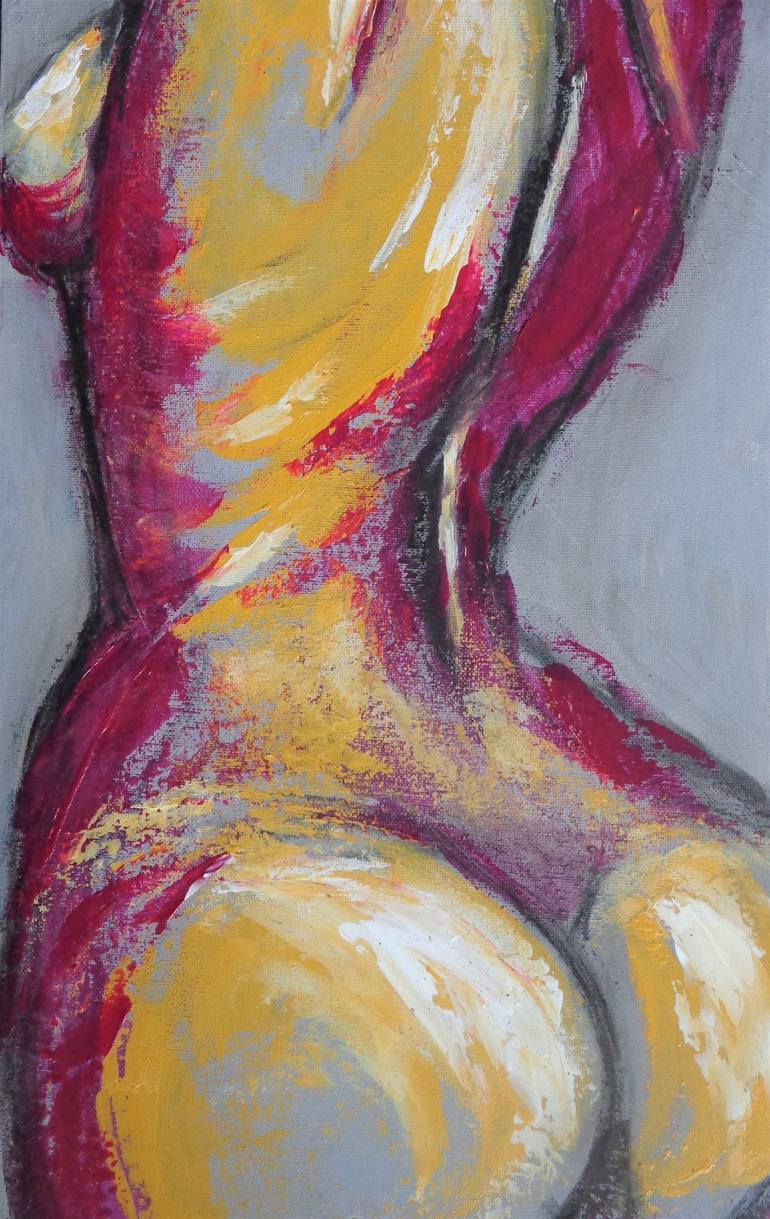 Original Fine Art Nude Painting by Carmen Tyrrell