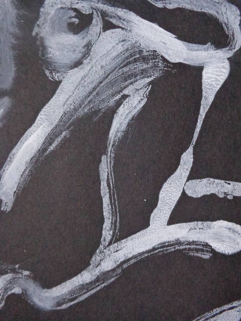 Original Abstract Expressionism Nude Painting by Carmen Tyrrell