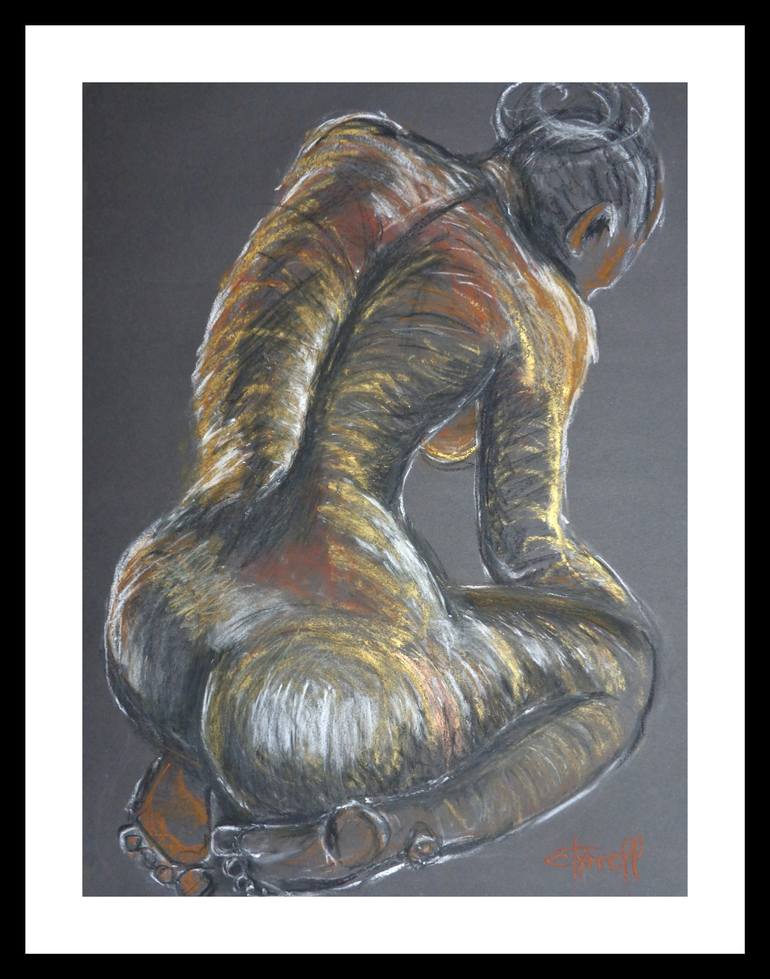 Original Nude Drawing by Carmen Tyrrell