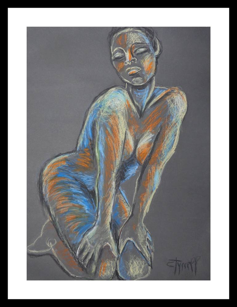 Original Nude Drawing by Carmen Tyrrell