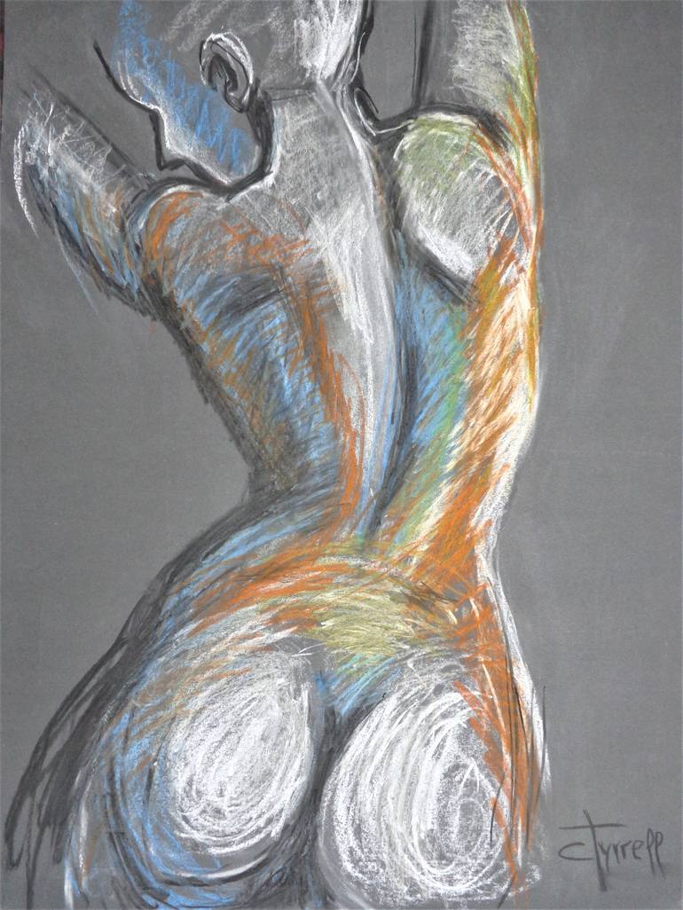 Print of Figurative Nude Drawings by Carmen Tyrrell