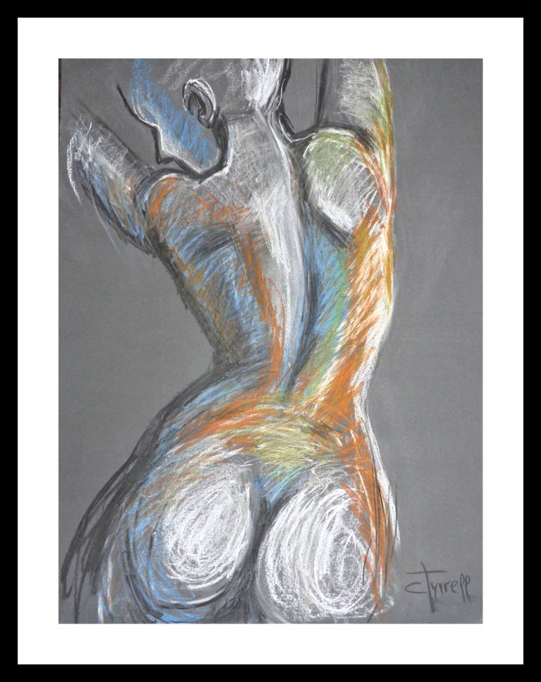 Original Figurative Nude Drawing by Carmen Tyrrell