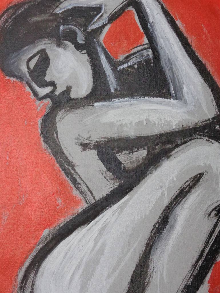 Original Fine Art Nude Painting by Carmen Tyrrell