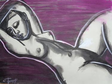 Print of Figurative Nude Drawings by Carmen Tyrrell