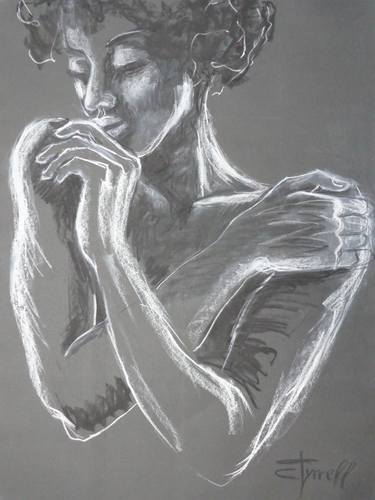 Original Figurative Portrait Drawings by Carmen Tyrrell
