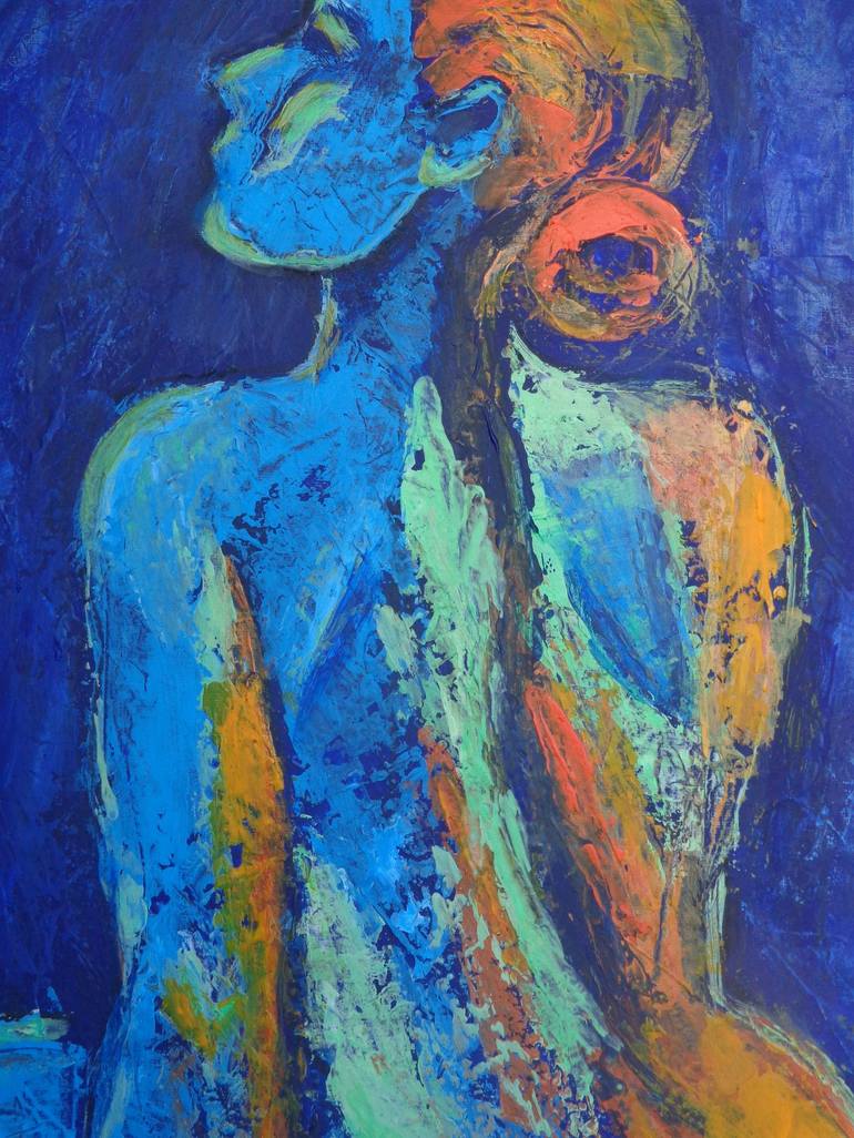 Original Figurative Nude Painting by Carmen Tyrrell