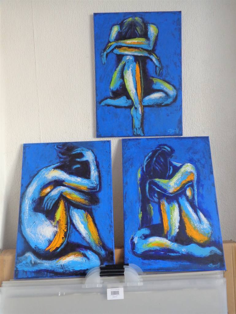 Original Figurative Nude Painting by Carmen Tyrrell